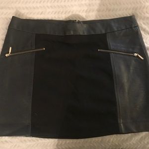 Leather-look Mini-skirt